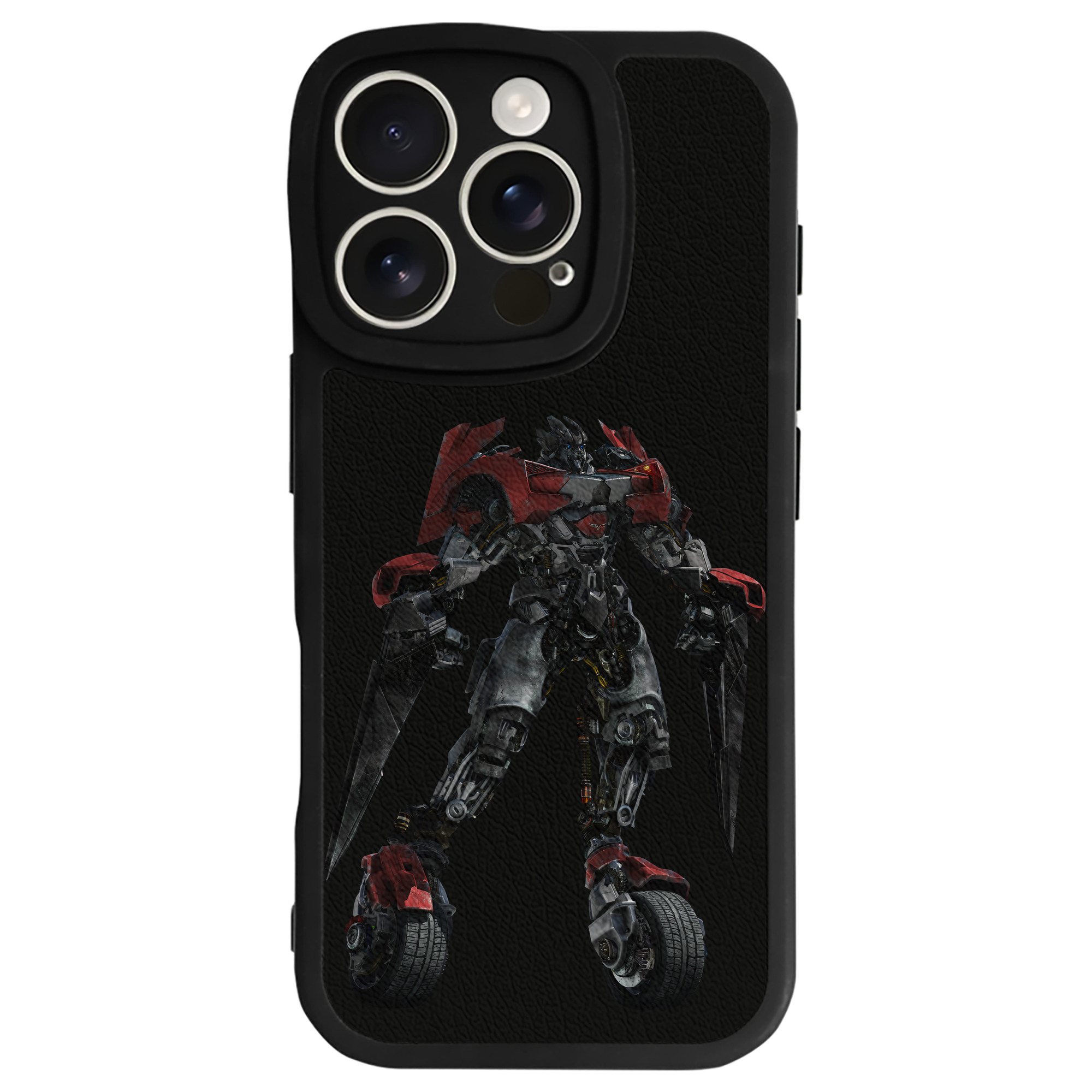 （画像用） Transformers トランスフォーマー 【iPhone 16シリーズ対応】シリコンスマホケース（レザー調） 材質：シリコン